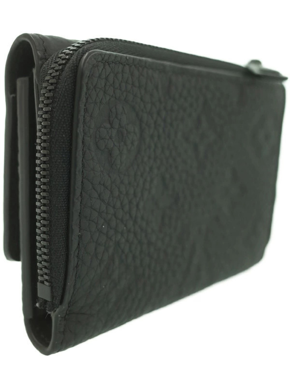Louis Vuitton fold Tri Monogram Wallet Taurillon Portefeuille Pilot Brown